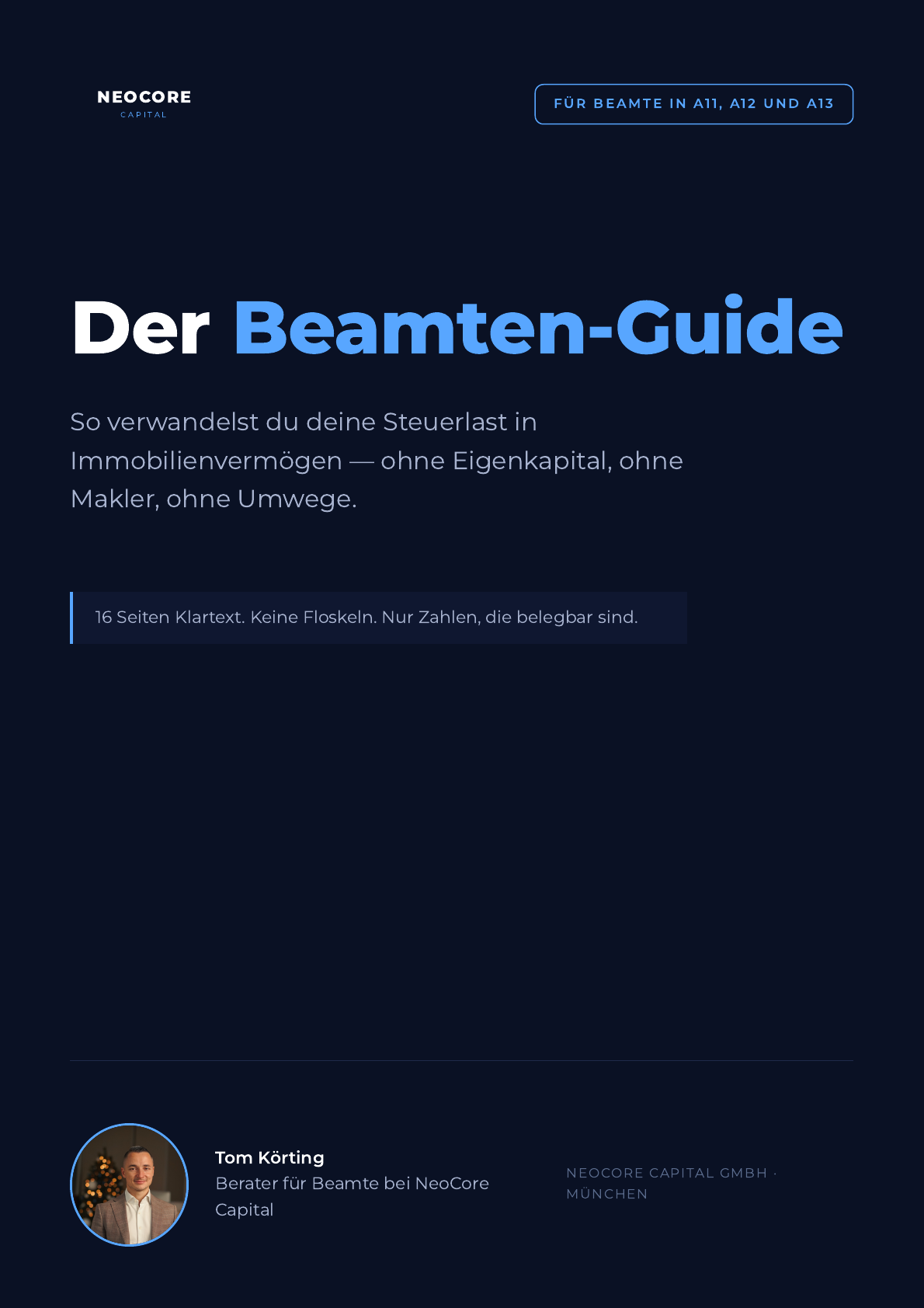 Cover des Beamten-Cheatcode